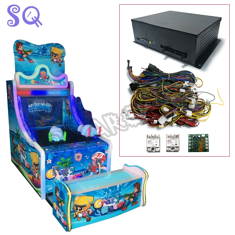 Ice Man Arcade Videmption Water Gun Game Simulator Machine Shooting Game for Coin Operated Ticket Games Entertainment Equipment