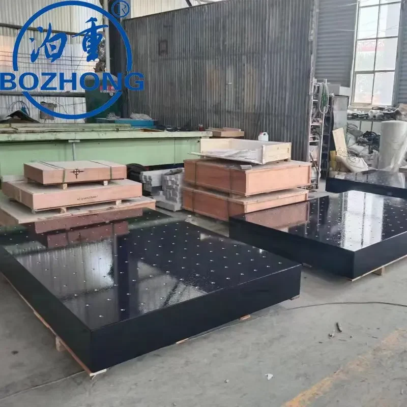 Precision granite surface plate black granite inspection surface plate