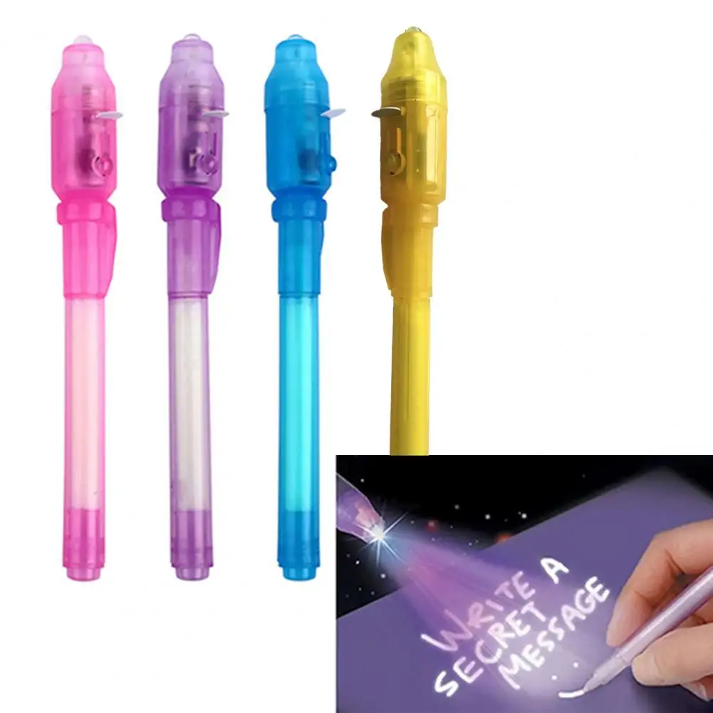 Invisible Ink ABS Light Pen para Festa, Luz Invisível, Magic-Marker, Mensagem Secreta, Treasure Box Prizes, Kids Student
