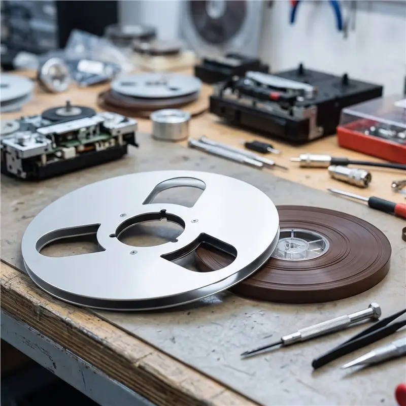 Reliable-Open Reel Audio Takeup Reel 10 Inches, Empty Tape Reel,3 Hole Wind Holes For Recording,Open Reel Audio Takeup Reel 10 I