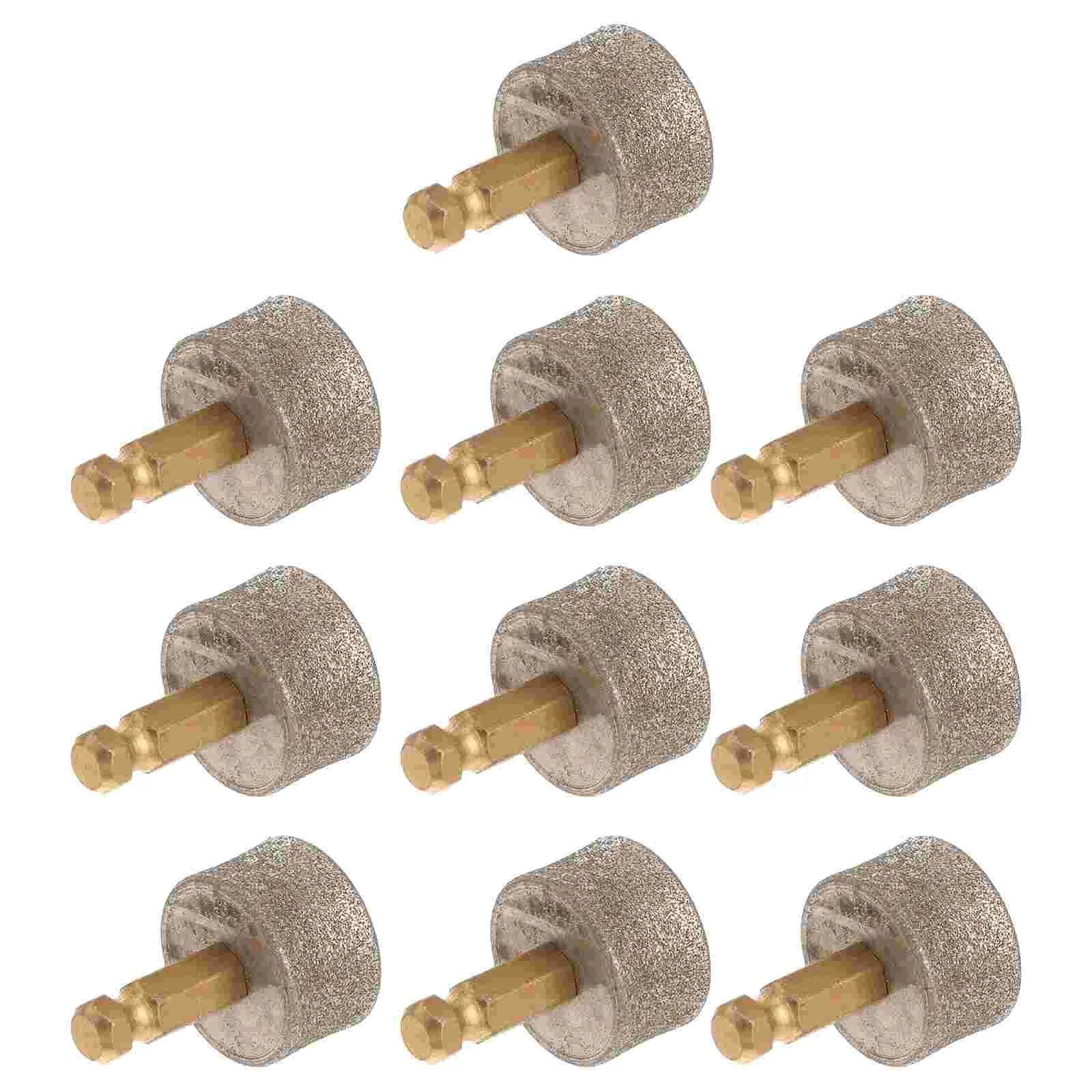 

10 Pcs Pet Nail Grinder Replacement Tip Raised Grinding Head Wheel Electric File