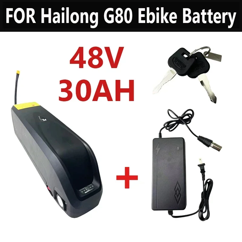 

Hailong G80 electric bicycle battery 48v 30ah 18650 13S6P battery pack