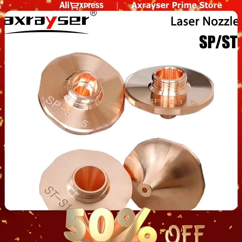 

ST/SP High Speed Laser Nozzle for HANS Fiber Cutting Head Machine Dia.28mm H15 M11 Single Double Layer 10KW Consumable Parts