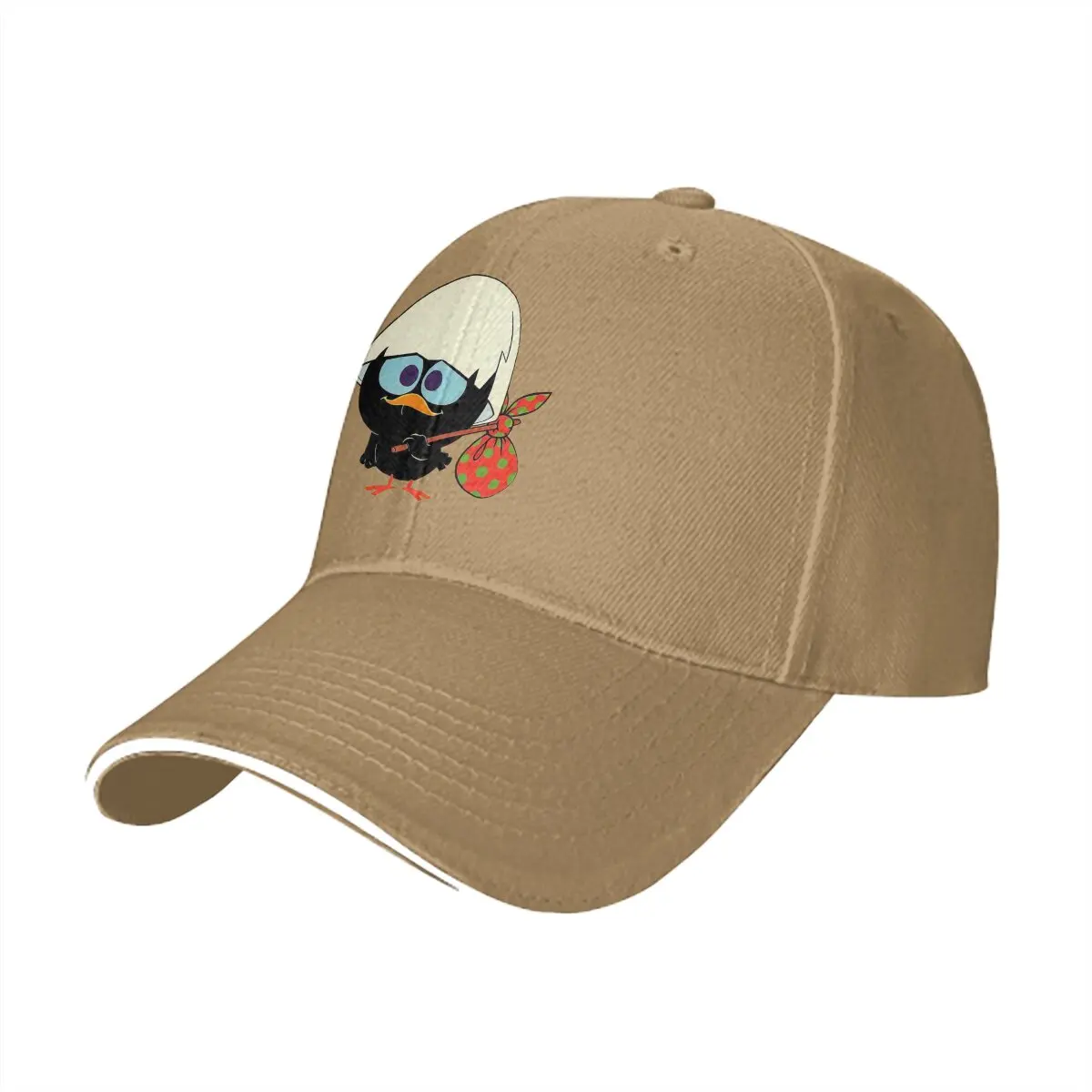 Calimero sombrero Multicolor de Anime con visera, gorra Unisex con visera, sombreros de protección informales infelices