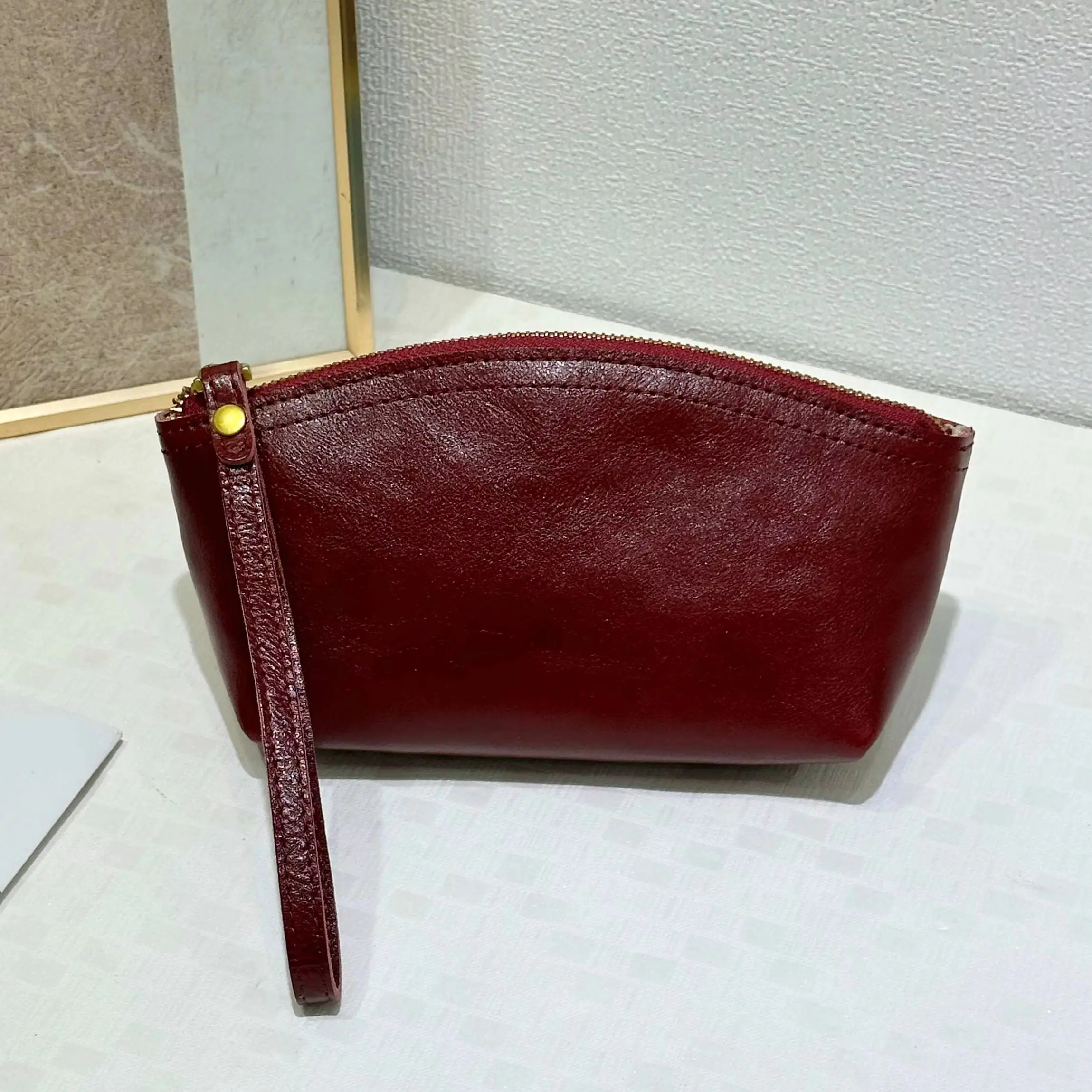 

Women's Genuine Leather Handbag Luxury Deisgner Brand Ladies Shoulder Crossbody Purses Bags for Woman Underarm Tote Bag 2026 New