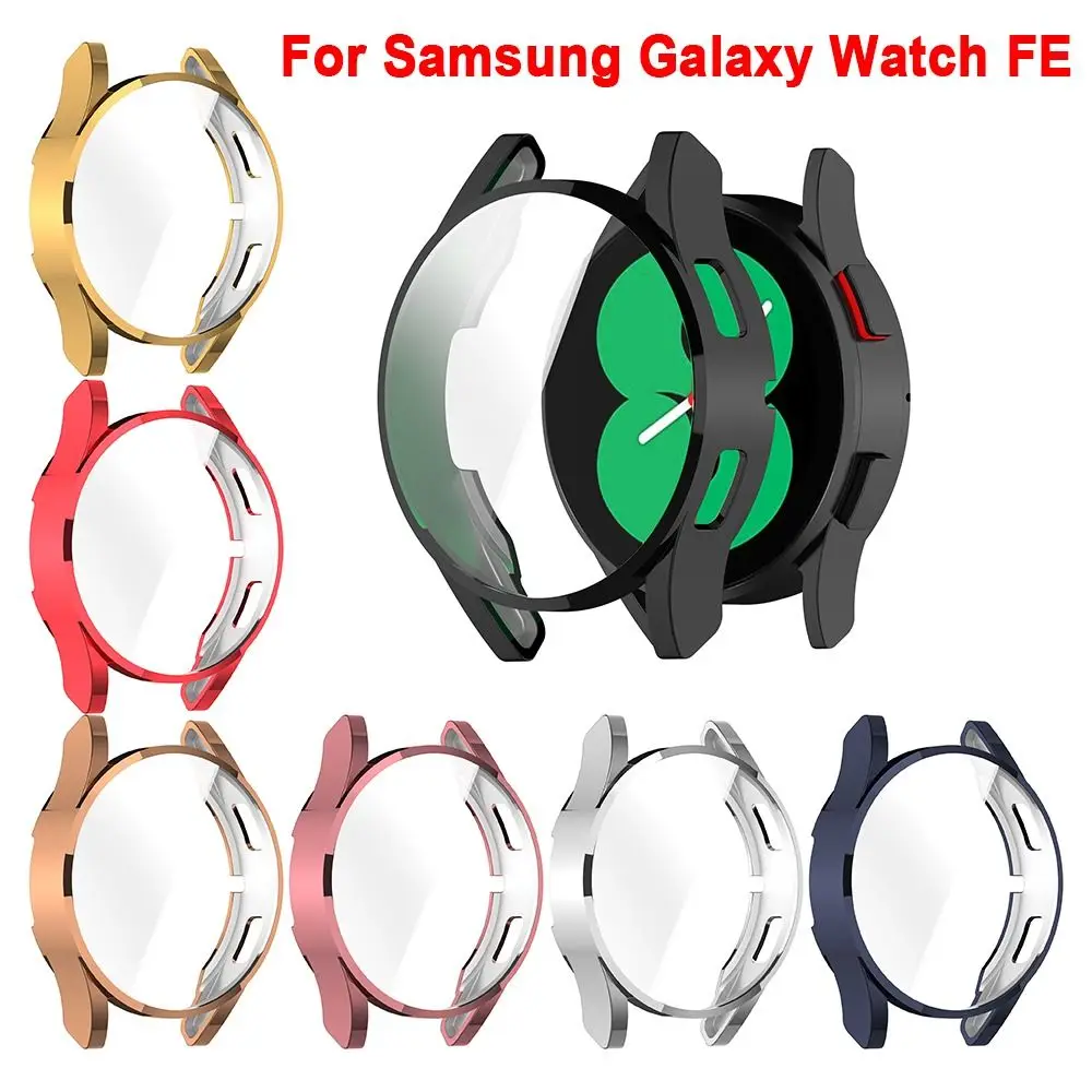 Capa completa TPU para relógio inteligente, anti-risco, protetor de tela, pára-choques, escudo protetor, acessórios, Samsung Galaxy Watch FE