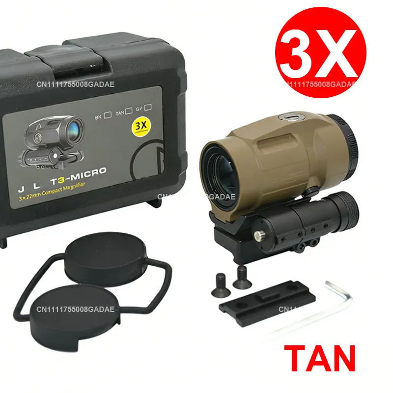 R5XDR GEN II + JULIET5 5X Combo Kit JULIET3 3X Vergrootglas Geweer Holografische Red Dot Richtkijker Omklapbaar 20mm Picatinny Montage