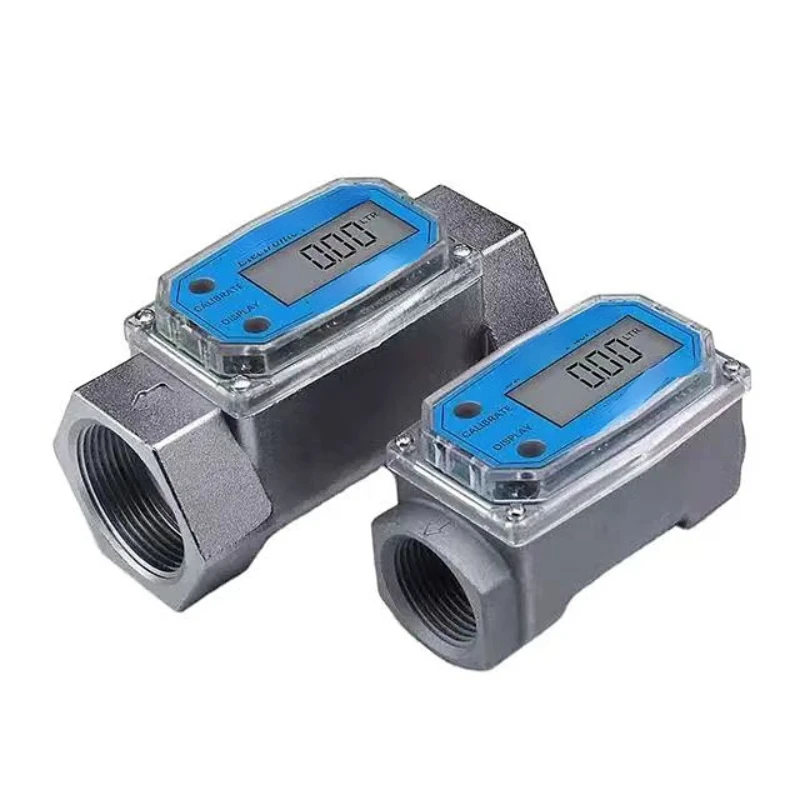 Customized Multiple Size High Precision Mini Turbine Flowmeter Electronic Digital Turbine Flow Meter for Oil or Water Flow Meter