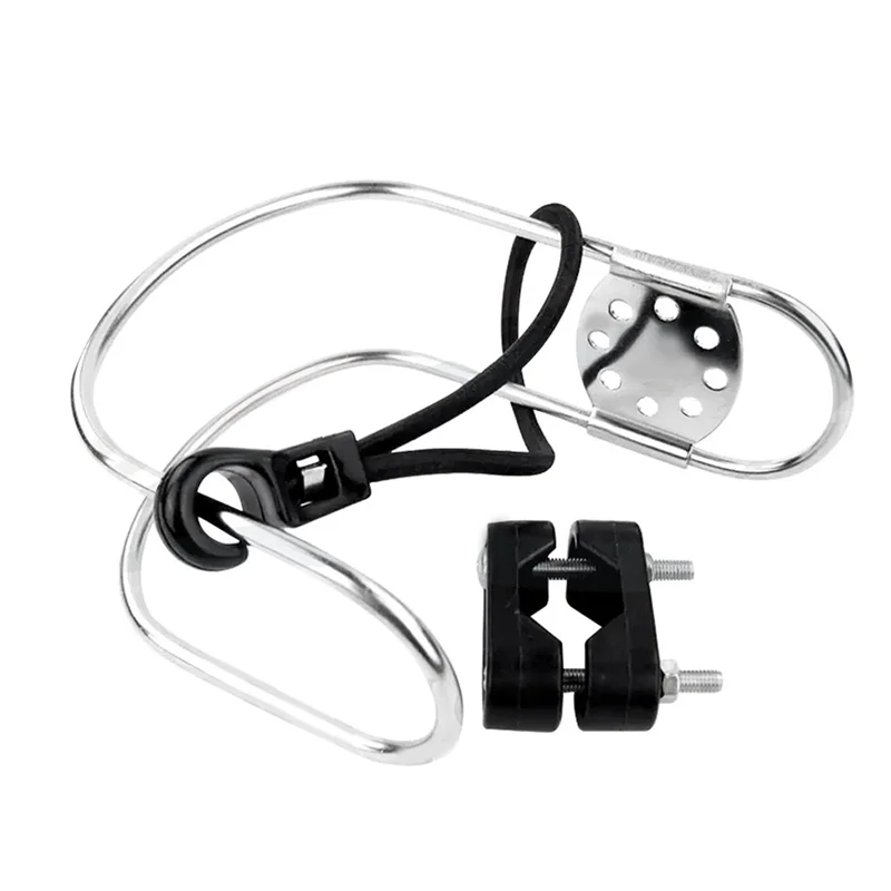 البحرية الفولاذ المقاوم للصدأ حدوة الحصان العوامات 2 قطعة قابل للتعديل حلقة قوس اكسسوارات للقوارب حلقة حامل-B60B