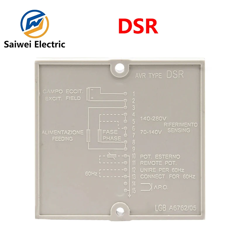 Imagem -02 - Regulador Automático de Tensão Dsr Avr Mecc Alte Generator Firmware Original Substituição