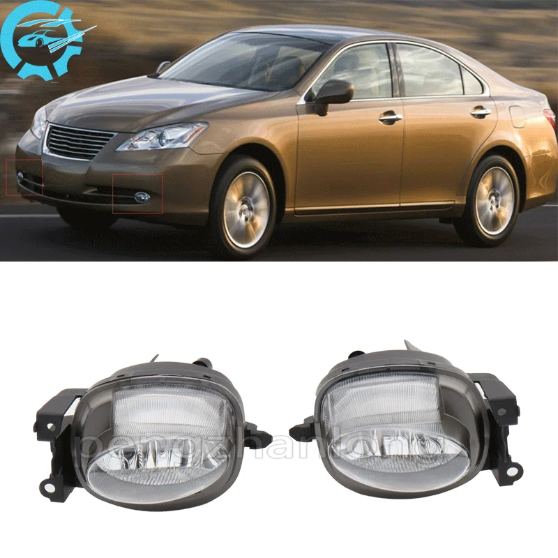 Halogen Fog lights Fog Light Cover Frame For Lexus ES350 ES240 GSV40 2006 2007 2008 2009 5212533070 8121133211 324-2502R-UD