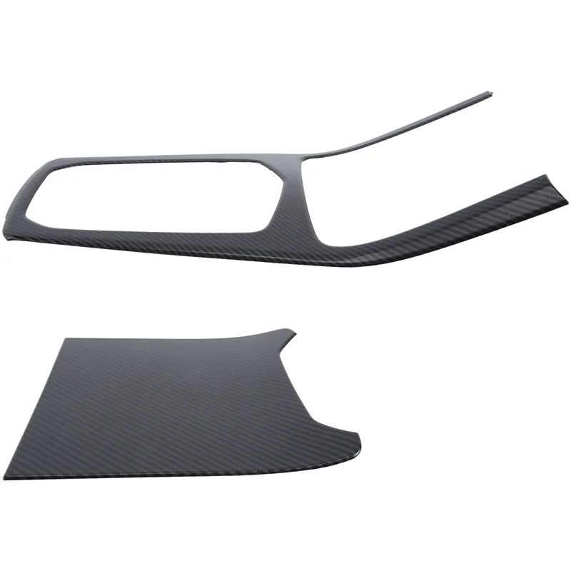 

A70P Car Interior Modification Center Console Gearbox For BMW X5 2019- Carbon Fiber Pattern Gear Panel Replacement Spare Parts