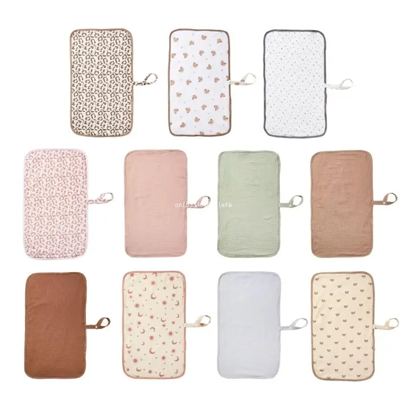 Soft Change Mat Liner Splashproof Diapering Sheet Protector Cotton Sheet Bed Pad Dropship