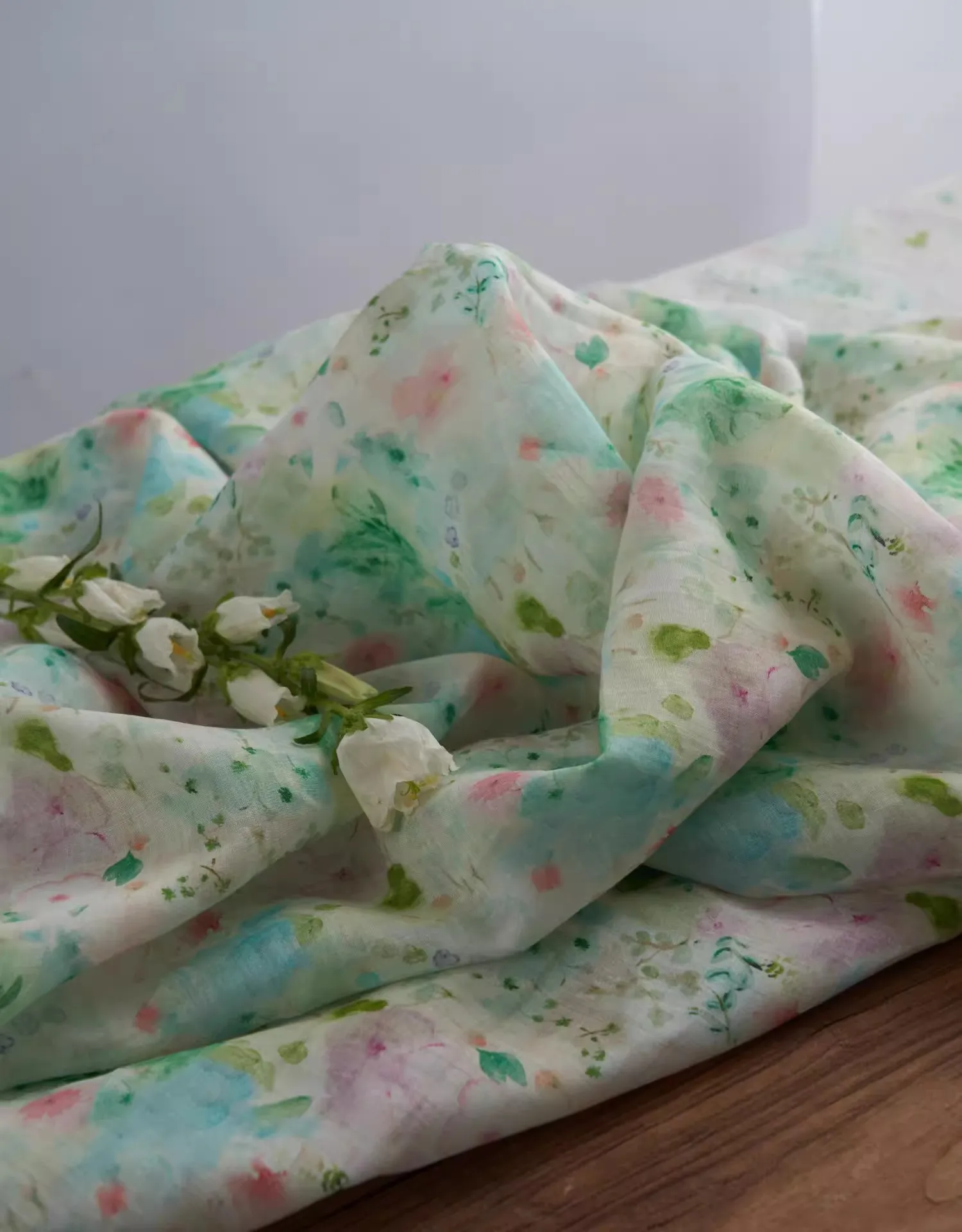 

1 ярд, высококачественная ткань рами, цифровая печать, лоскутное летнее брендовое платье, платье Cheongsam tissus