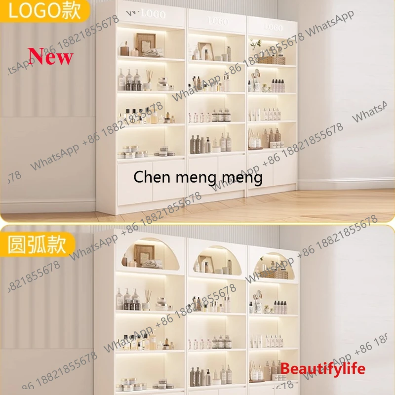 

Витрины для косметики A55 в скандинавском стиле, современные минималистичные полки для хранения и декора для салонов красоты, мебель для салонов