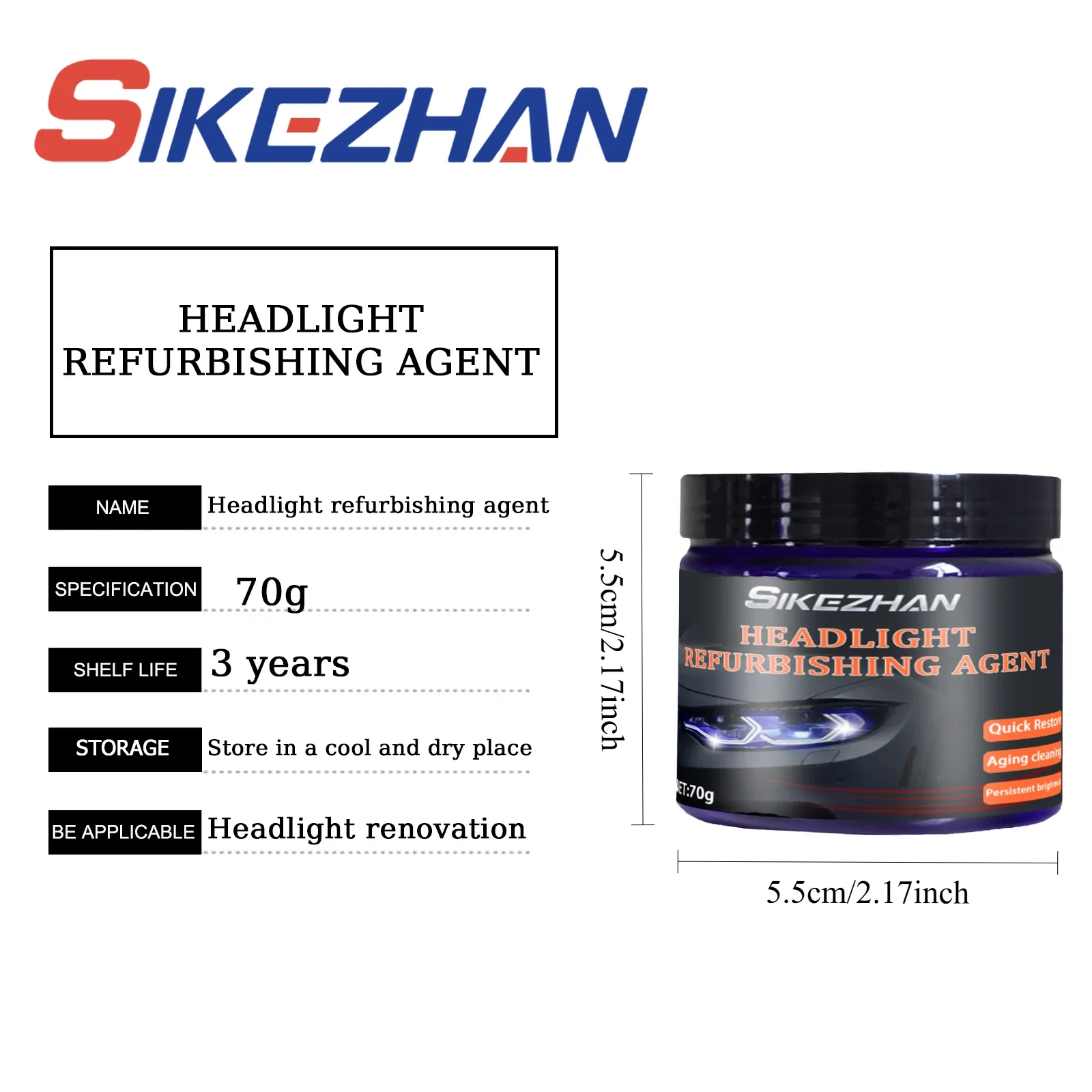 سيارة العلوي استعادة تلميع أطقم كشافات مزيل الخدش إصلاح تنظيف لصق إزالة الأكسدة المصباح البولندية السائل