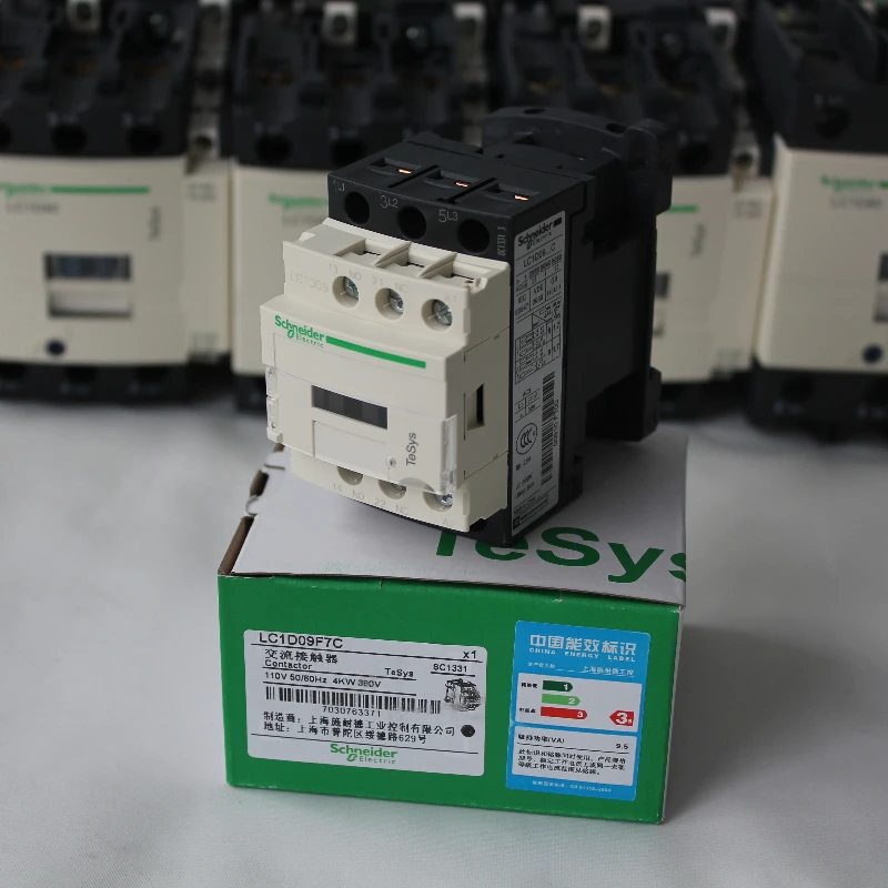 Schneider contactor LC1D09F7C series 3p AC110V 9A TeSys Deca contactor