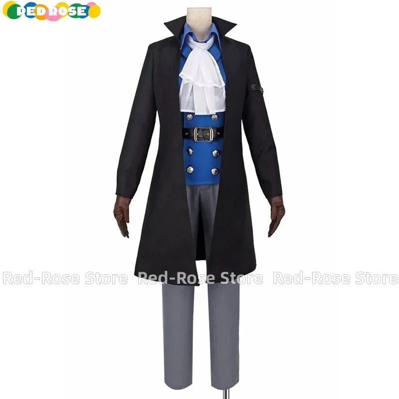 

Sabo Cosplay Costume Black Tailor Made Halloween Costume Carnival Party Suit Christmas