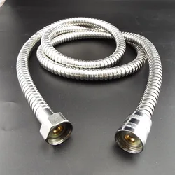 Manguera de cabezal de ducha Flexible de acero inoxidable, accesorios de tubería de ducha de baño para el hogar, 2/1, 5/1, 2m, 1 ud.