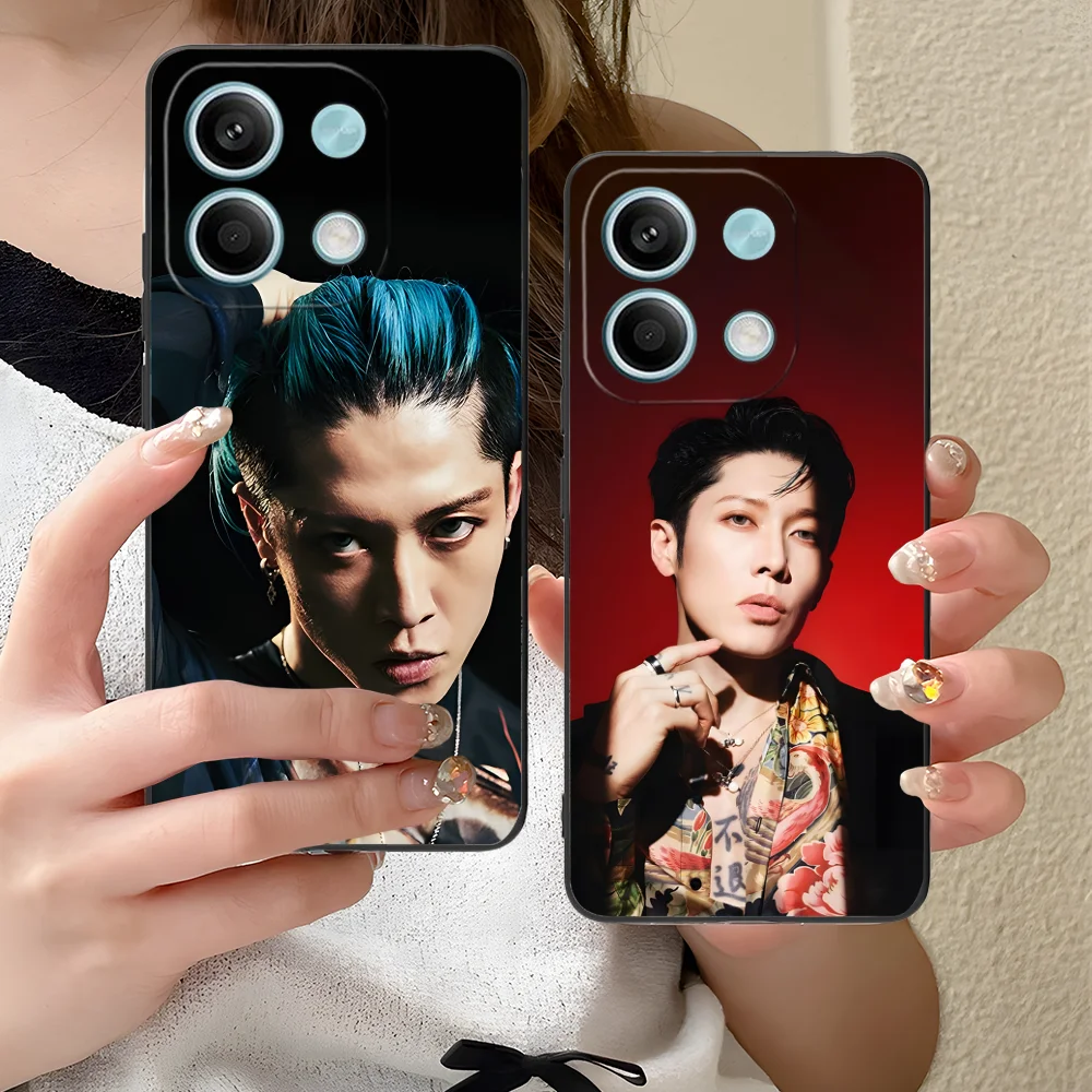 Custodia per cellulare Miyavi per Xiaomi Redmi Note 13 12 11 10 9 8 7 6 S A Pro Lite Plus 5G Cover per smartphone nera per cellulari