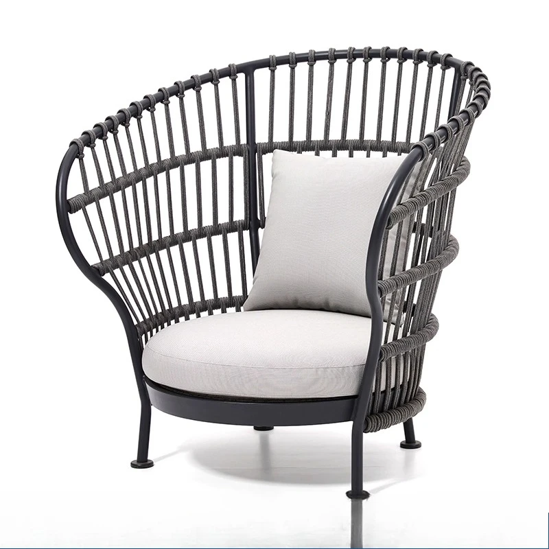 

Outer leisure courtyard sofa bed and breakfast terrace garden rattan chair villa balcony