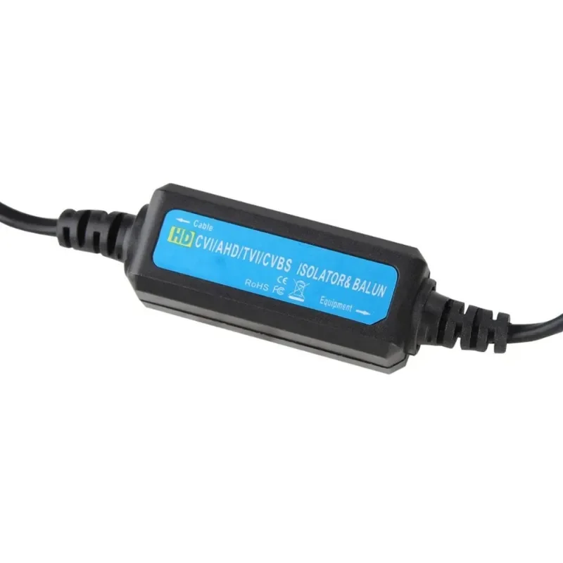 ESCAM HD-TVI/CVI/AHD/CVBS عازل حلقة أرضية فيديو Balun محوري BNC ذكر إلى أنثى للكاميرا