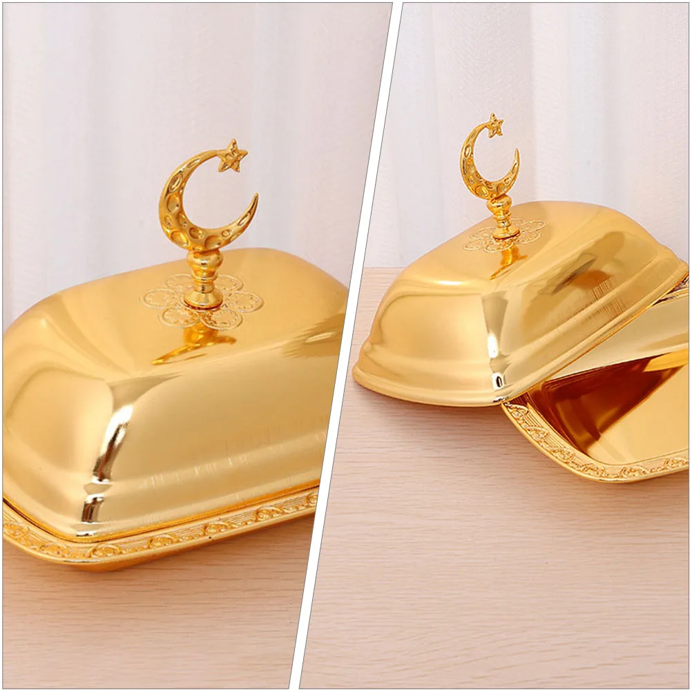 

1PCS Fruit Plate Snack Tray Nordic Style Living Room Crafts Gold Color Iron Food Serving Trays Parties Buffet