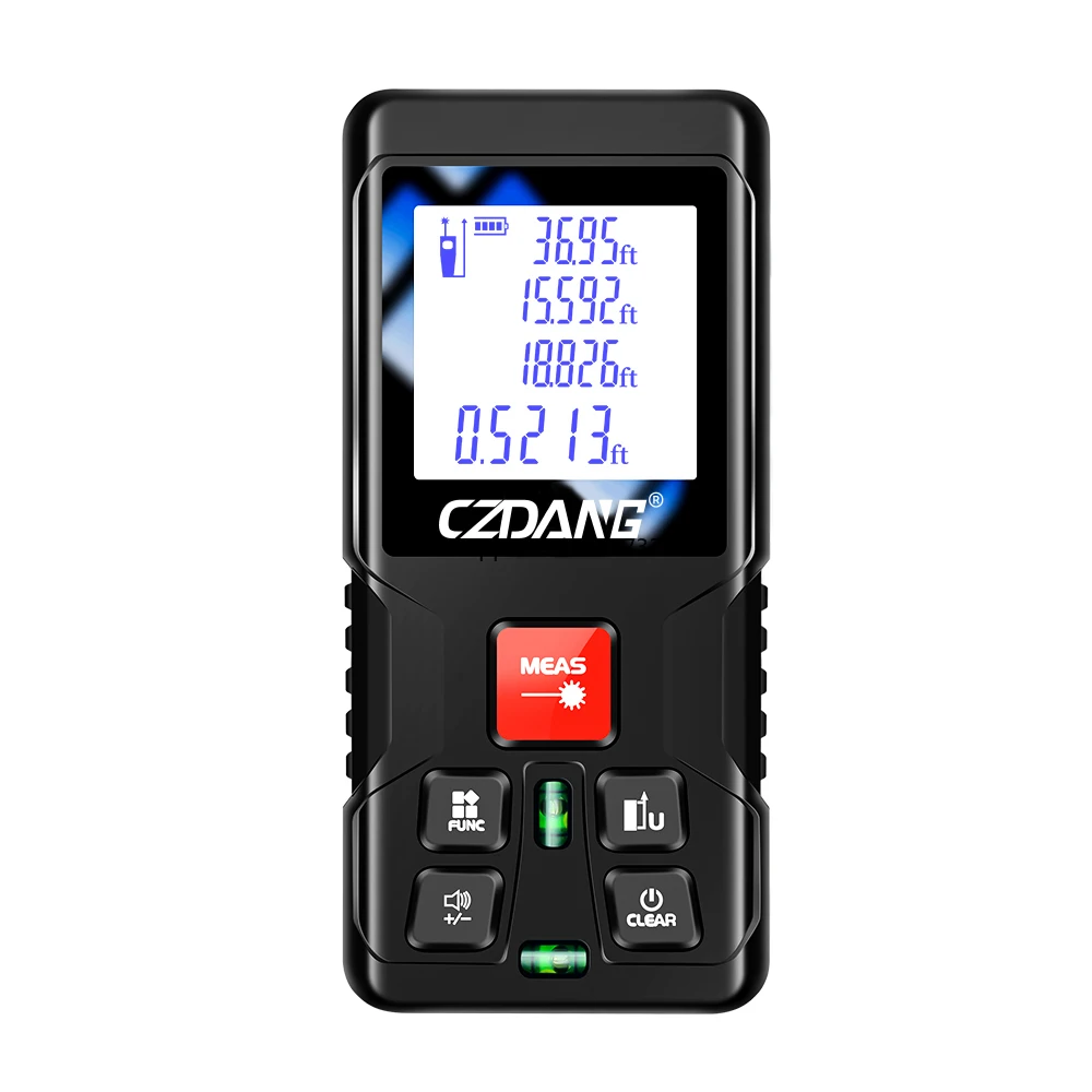 120m/394ft Digital Laser Infrared Distance Meter Tester with 1.8