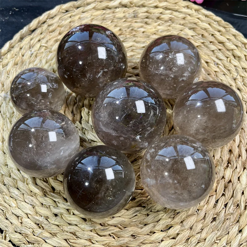 

Wholesale High Quality Energy Fengshui Stones Natural Smoky Quartz Ball Crystal Sphere For Decoration