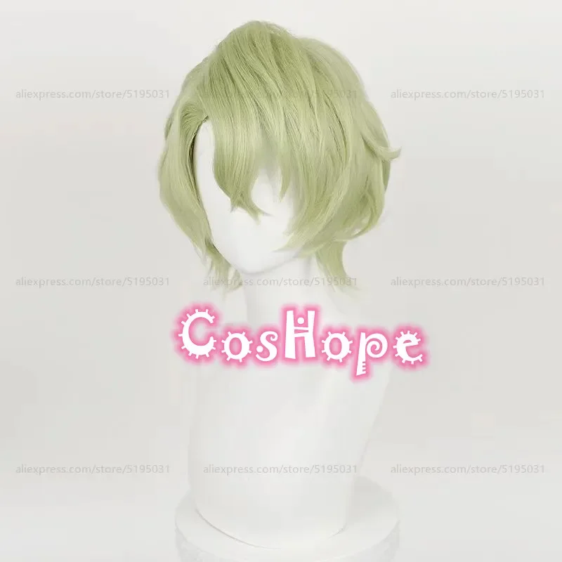 Hentai Tomoe Peruca Cosplay, Peruca Sintética Resistente ao Calor, Macacão Anime, Verde