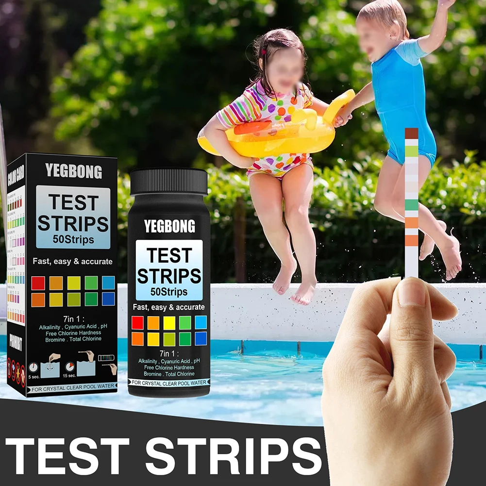 100Pcs 7 In Water Strips Kit F - Aquarium Test Kit recension och pris
