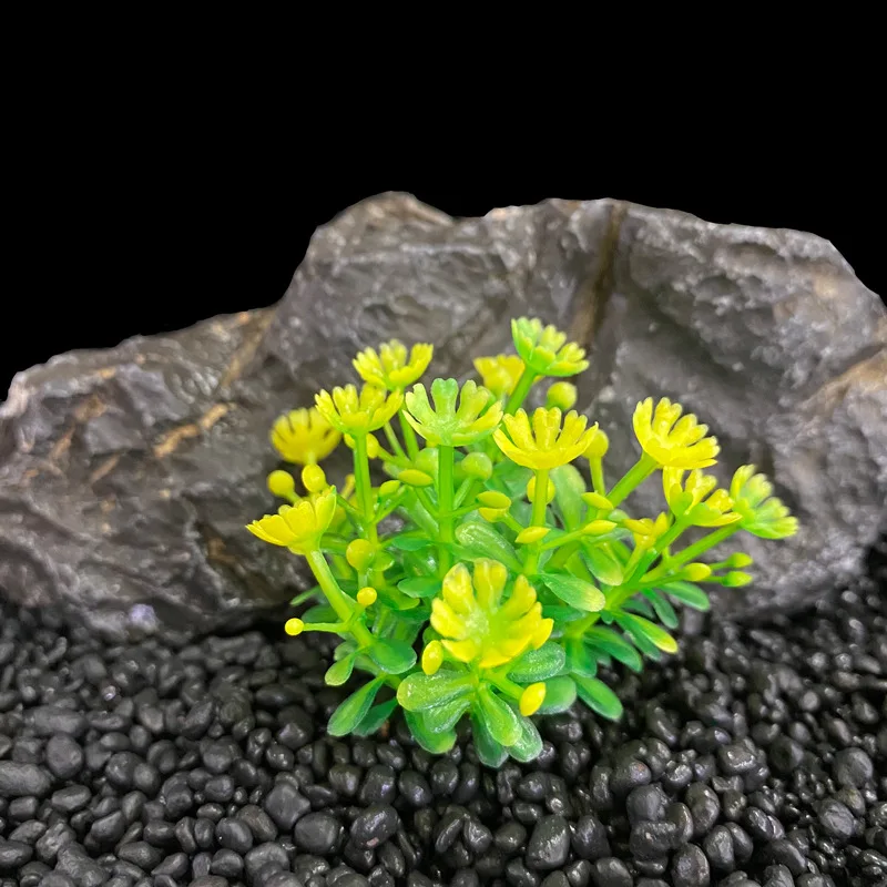 20pcs Small Plastic Artificial Aquarium Plant Decoration Underwater Grass Fish Tank Fake Water Plant Ornament Aqaurium Plant