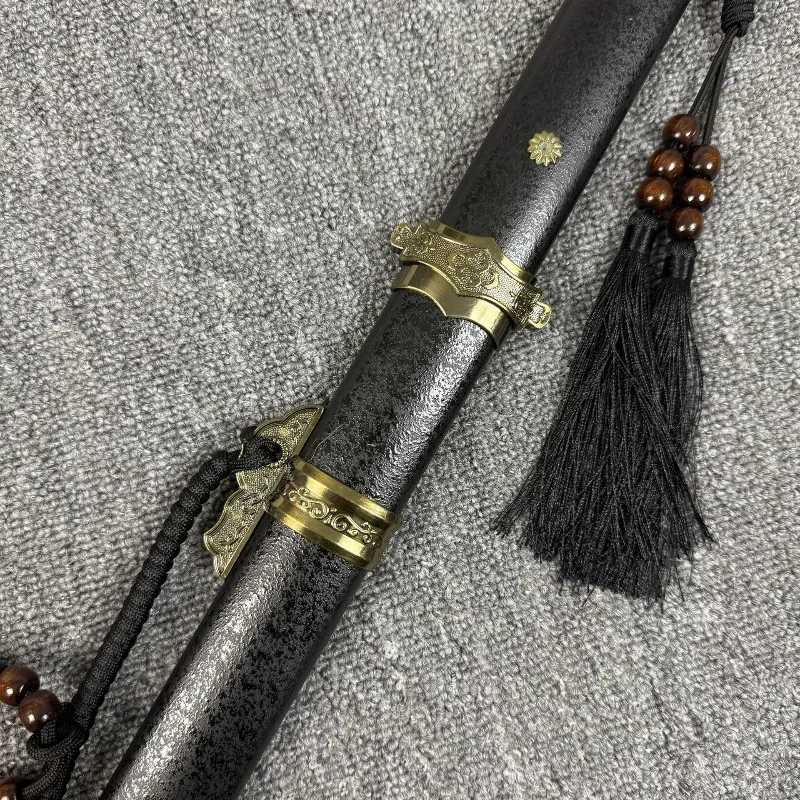 Espadas maestras de 102,5 cm/40,35 pulgadas, periféricos de Anime Katana de madera, creatividad, Cosplay coleccionable con vaina, modelo de accesorios, juguete al aire libre