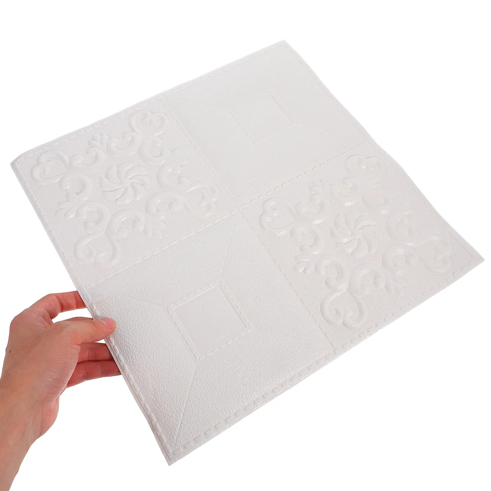 20Pcs Peel and Stick 3D Brick Wallpaper Foam Wall Tiles Realistic Texture Self Adhesive for Bedroom Living Room Office Wall