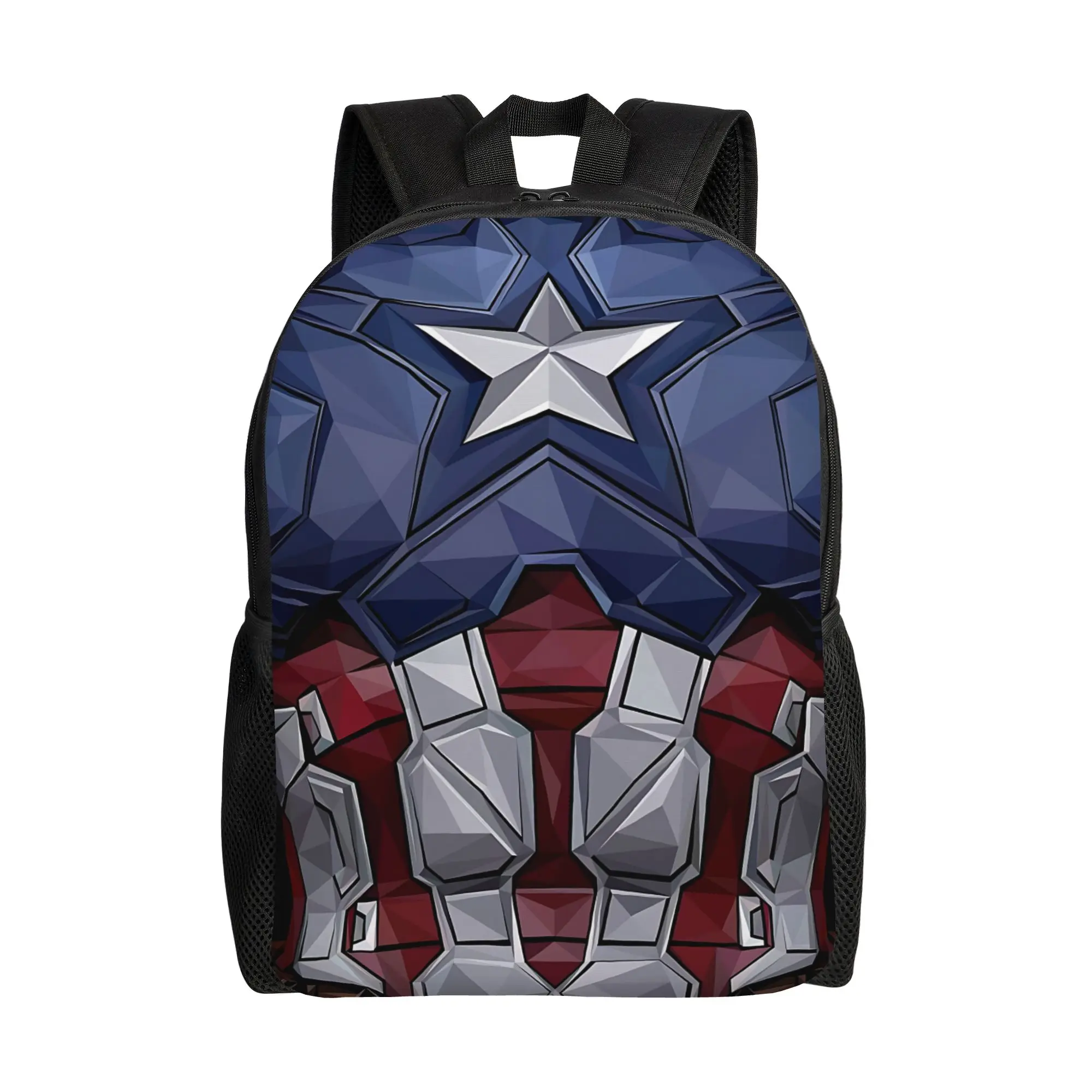 

1Piece Backpack Star Spangled Hero New School Year Daypack For School Captain America Birthday Gift New Term Starts