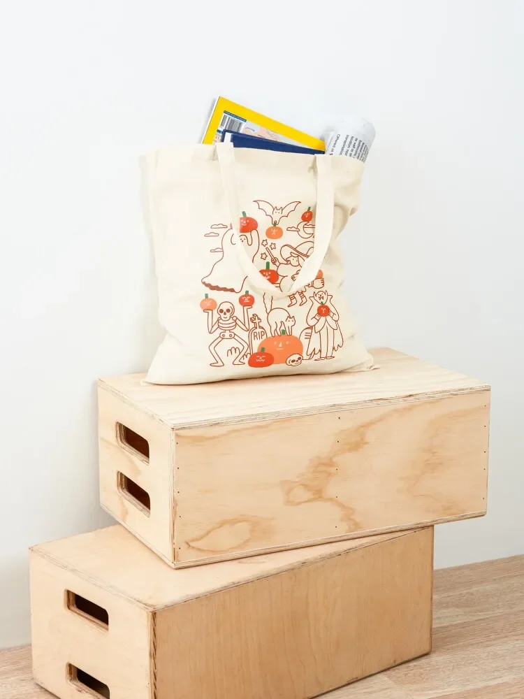 Pumpkin Party Tote Bag bag luxury women Shopping bags shopping cart bags tote bags aesthetic