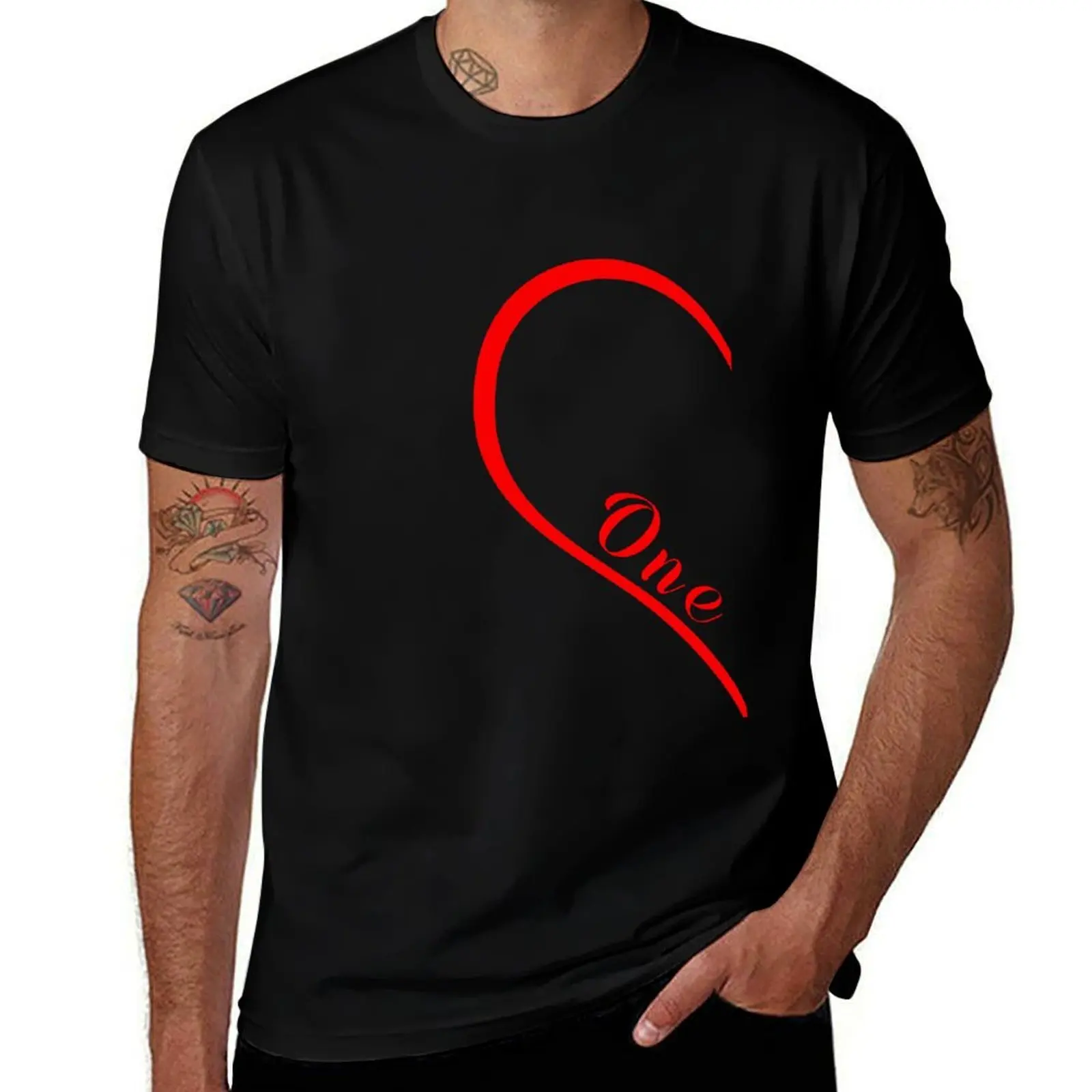 

Valentine Couple T-Shirt for a boy Aesthetic clothing plus sizes anime clothes anime shirts men