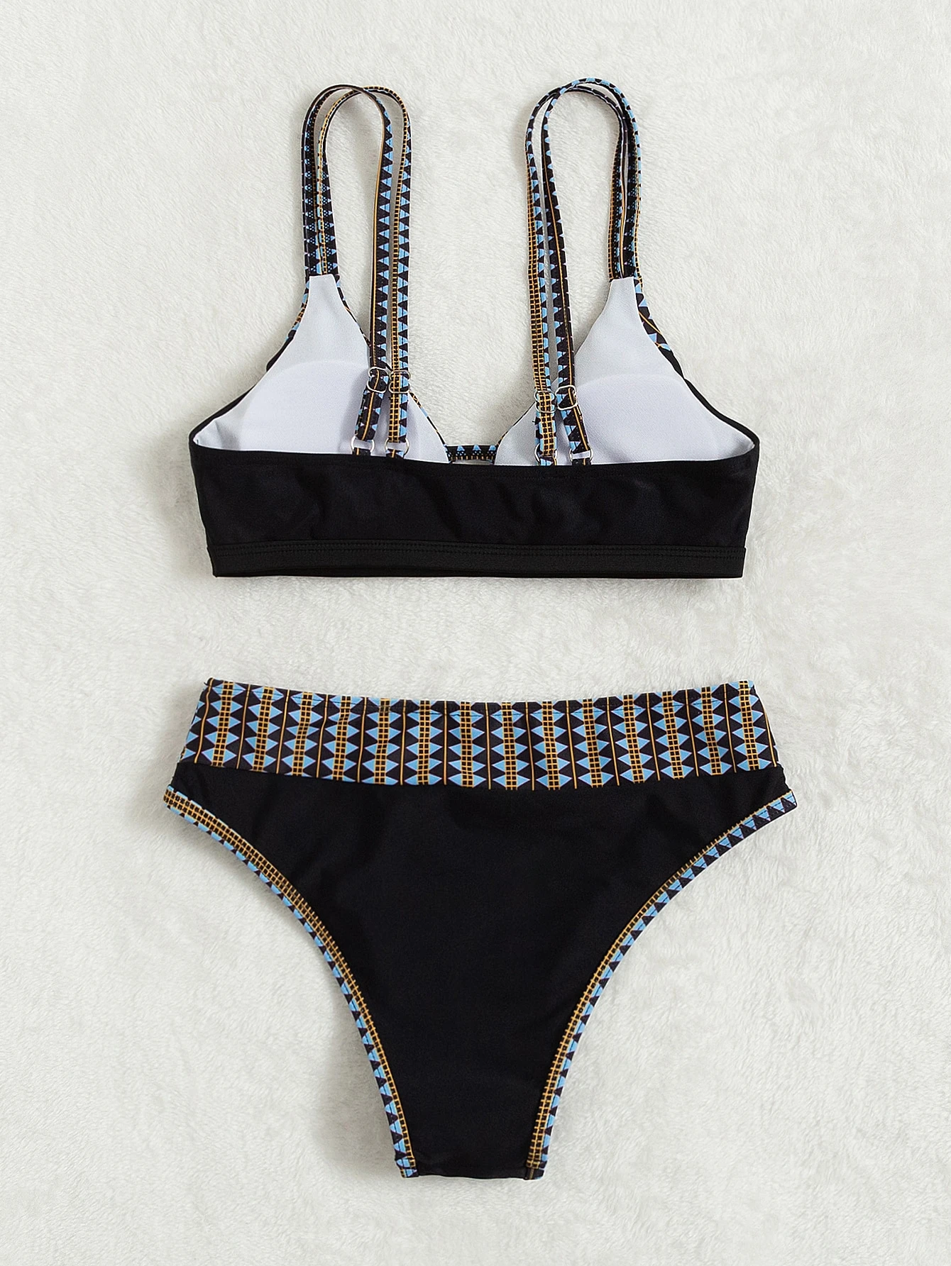 Bikini Zomer Nieuw Met Borst Gewatteerde Bretels Verstelbaar Handig Badpak Split Set Strandvakantie