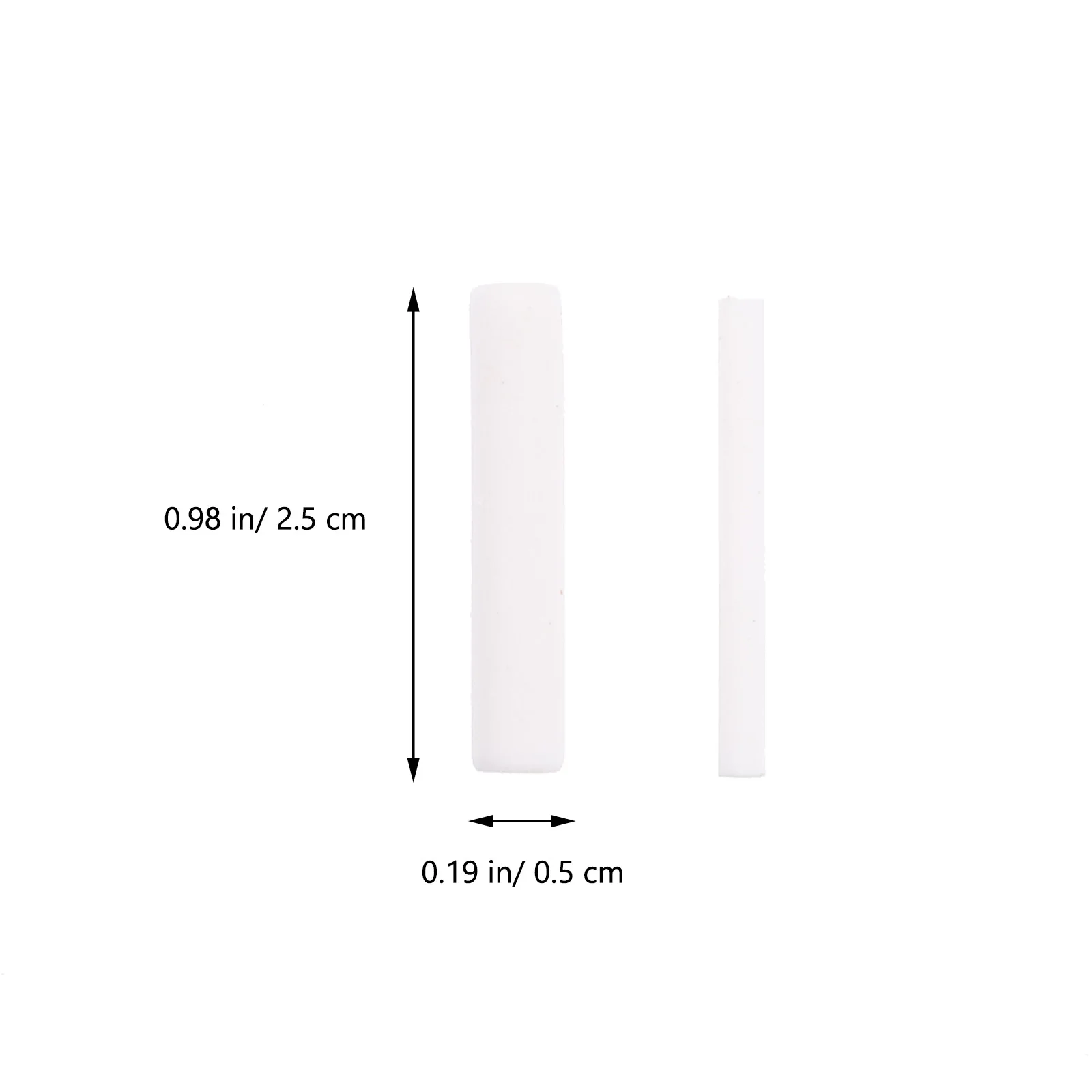 100Pcs Electric Eraser Replacement Refills Core Compact Cores for Sketching Writing Correction Simple Accessory for School