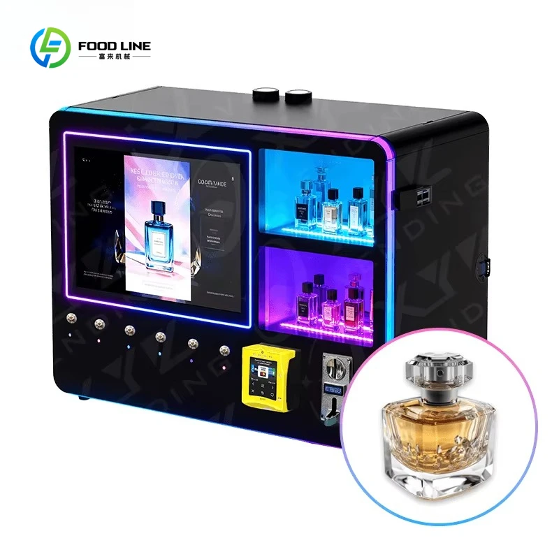 

Smart Credit Card Table Cologne Perfume Vending Machine Automatic Touchscreen Control Spraying Perfume Vending Machine