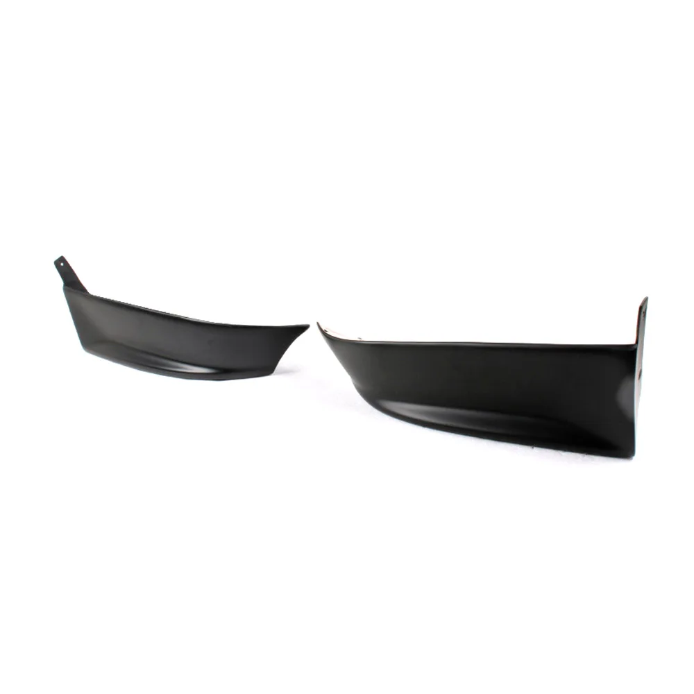 PU Unpainted Black Primer Auto Car Rear Splitters Bumper Lip Apron Flaps Cupwings For Subaru Impreza 8th 2003-2005
