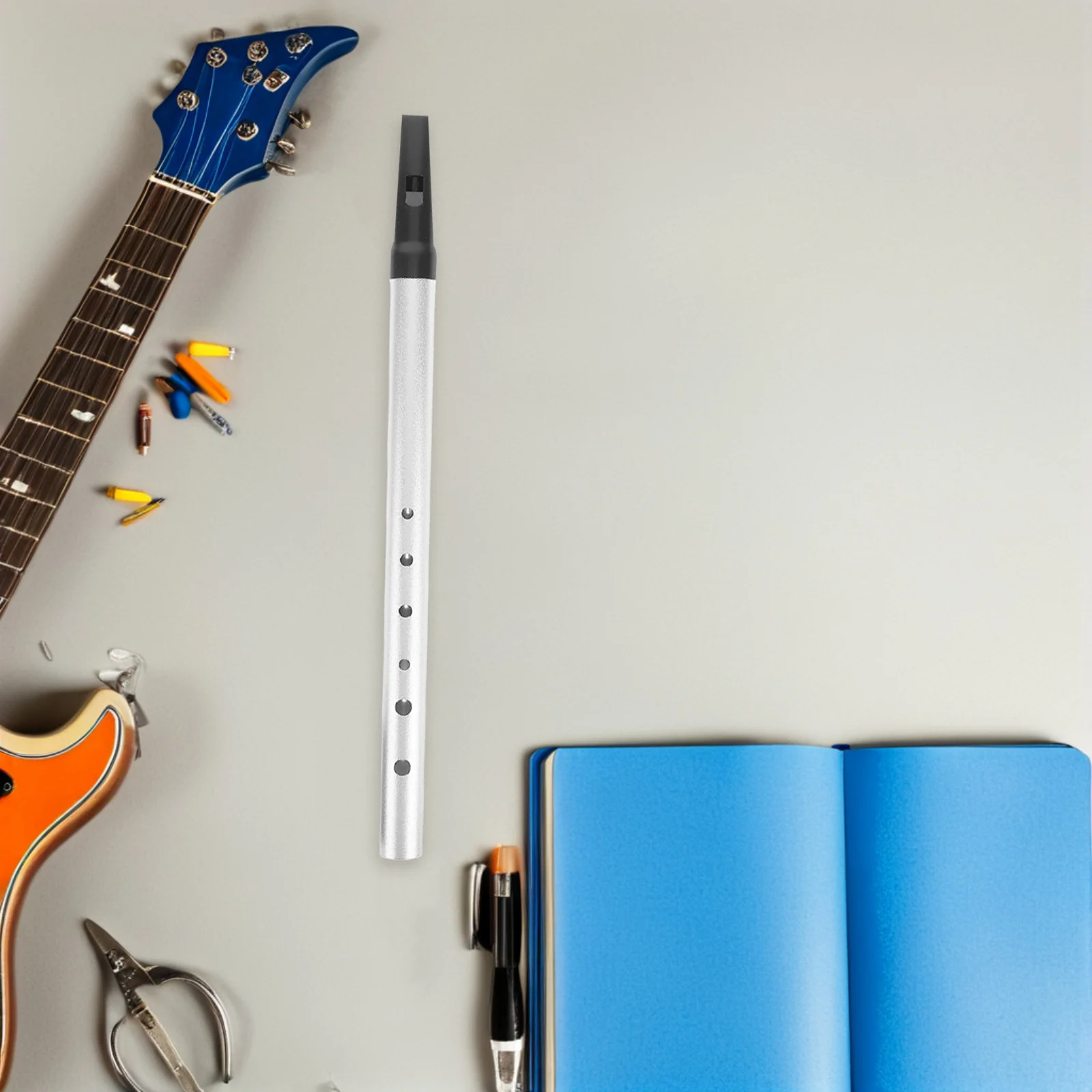 

Irish Whistle Six-Hole Flute Key of C Practice Flute Portable Beginner Recorder Musical Instrument for Kids Adults