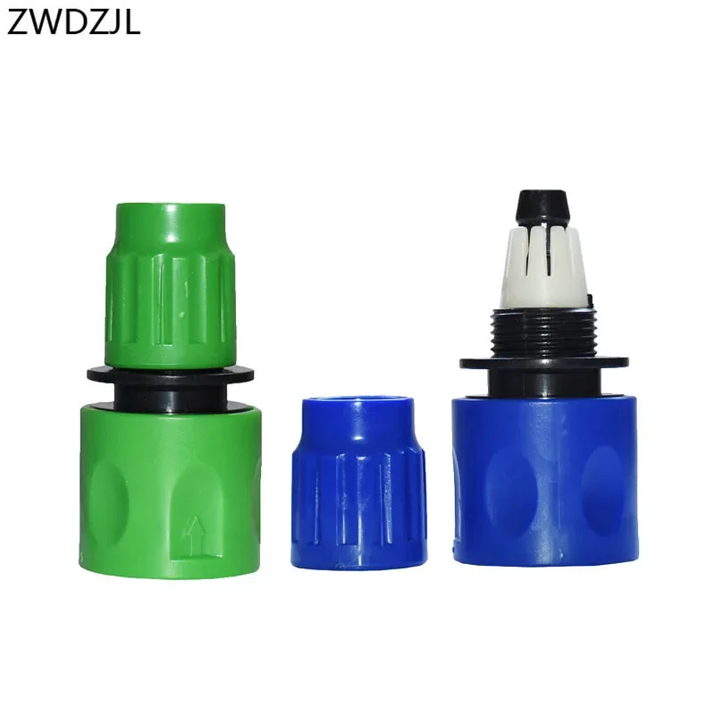 Irrigation Quick Connect Fitting for 3/8 Inch and 5/8 Inch Garden Hoses | Telescopic Plastic Joint | ABS Material | BS Standard