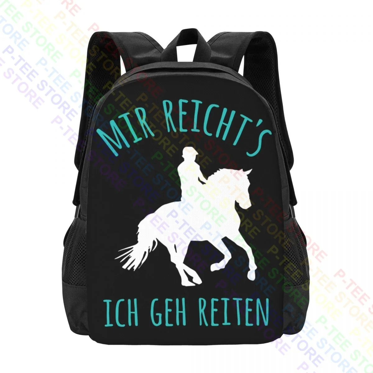 

Pferd Reiterin Herz Mir Reicht'S Reiten Frau Mdchen FrauenBackpack Large Capacity Travel Storage Bag