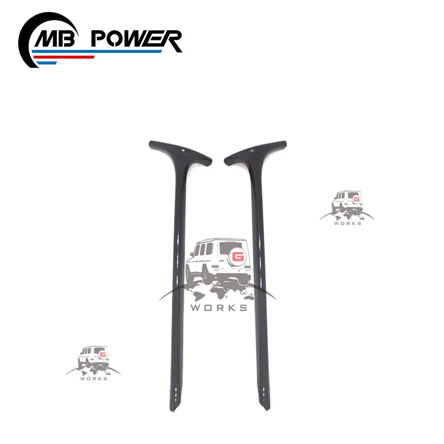 

2020year W463A w464 carbon fiber material A pillar fit for G-class W463A W464 G500 G63 G350D front window cover side pillar