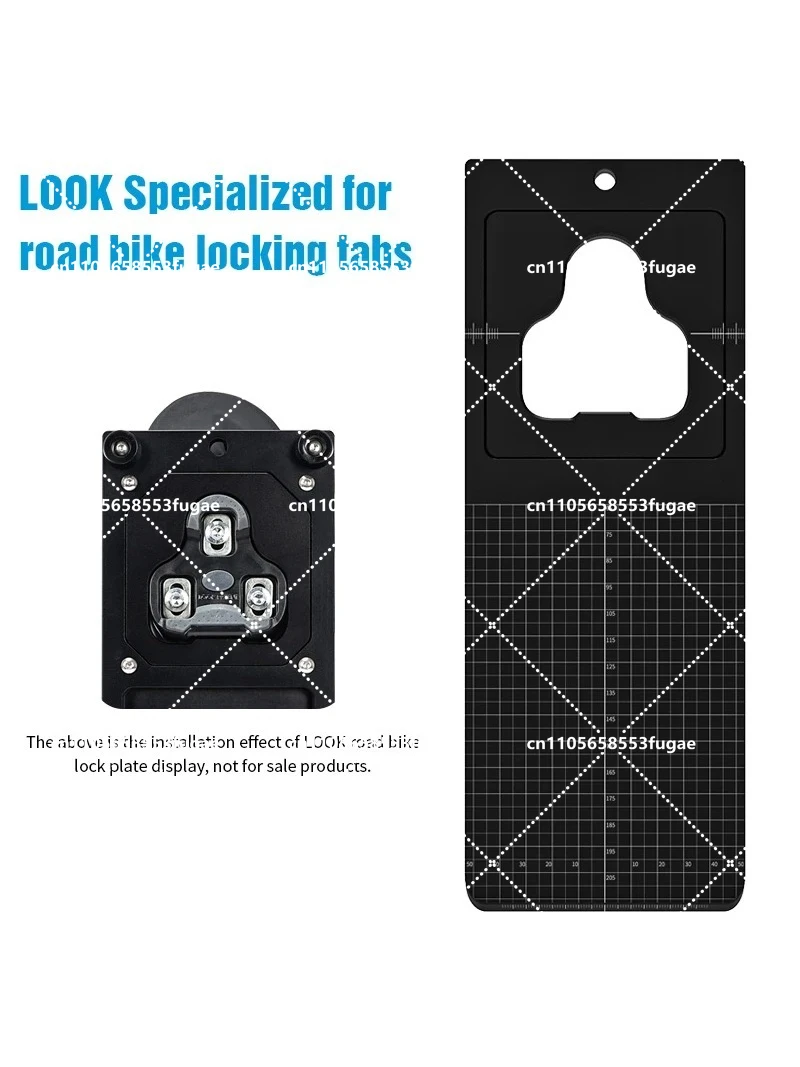 Lock Pedal Cleat Tool Plate Bicycle Measuring Tool Regulator High Low Foot Road MTB Bike Measure Tools