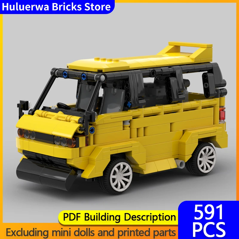 

Speed Racing Car Model MOC Building Bricks Microvan Kei Car Modular Technology Children Holiday Gifts Assemble Toys Suit