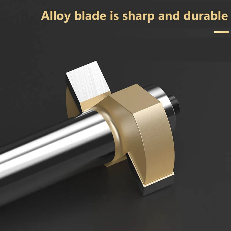 Tideway Woodworking Router Bits Ball T-Cutter Slotting Grooving Tool Splitting Trimming Slot Milling Cutters