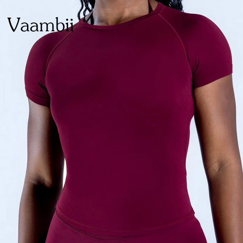 

Sport Top Femme Sexy Women Yoga Top Seamless Sport T Shirts Fitness Clothes Short Sleeve Yoga Shirt Gym Top Running Active Wear