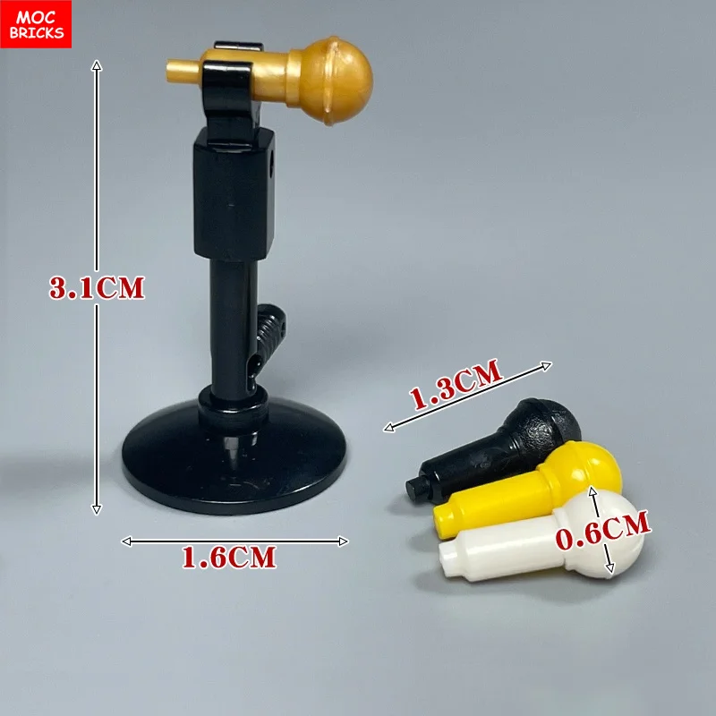 MOC Ziegel Suona Horn Musik Punktzahl Sänger Saxophon Bass Figur Musikinstrumente Pädagogische Bausteine Kinder Mädchen Spielzeug – Detail 2